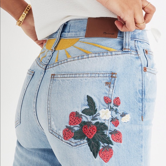 Madewell Denim - NWOT Madewell Perfect Summer Jean: Strawberry Ed.